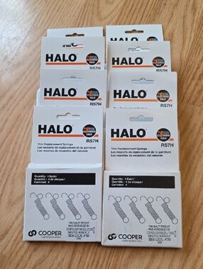 HALO RS7H Trim Replacement Springs - White Boxes (8 Pack)